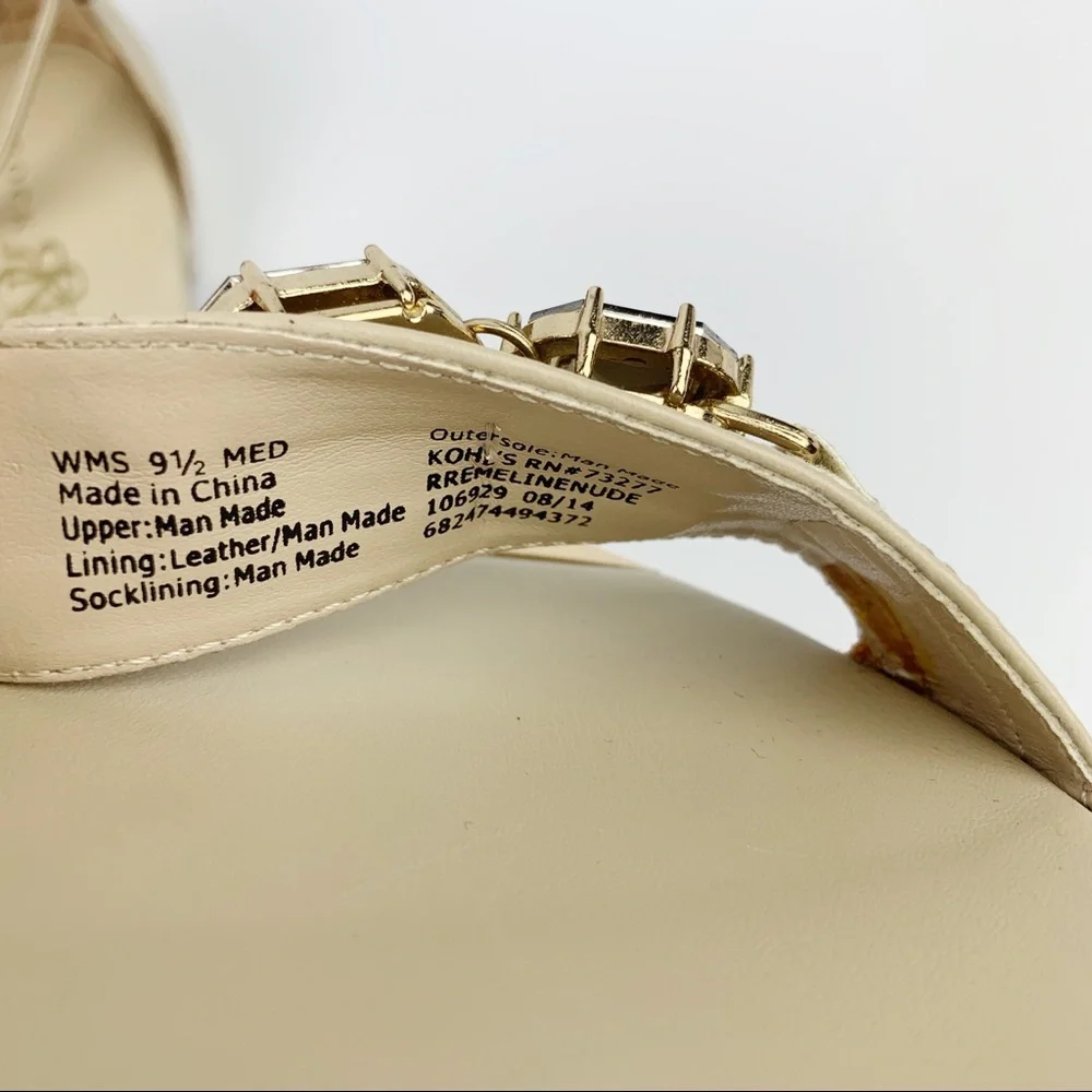 Rock&Republic Emeline Nude Ankle‎ Strap Sandal